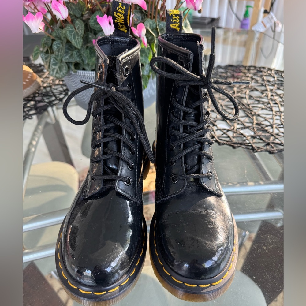 Dr. Martens Black Leather Boots